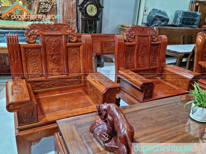 Bàn ghế gỗ Hương ở Thái Bình [mẫu mới 2024] - Đồ gỗ Plus