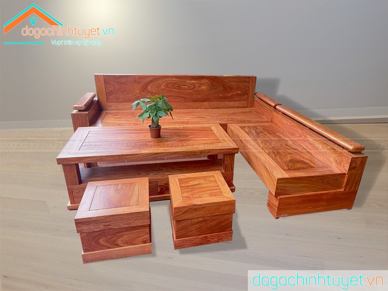 Bàn ghế Sofa Thái Bình gỗ tự nhiên, hiện đại giá rẻ - Đồ gỗ Plus